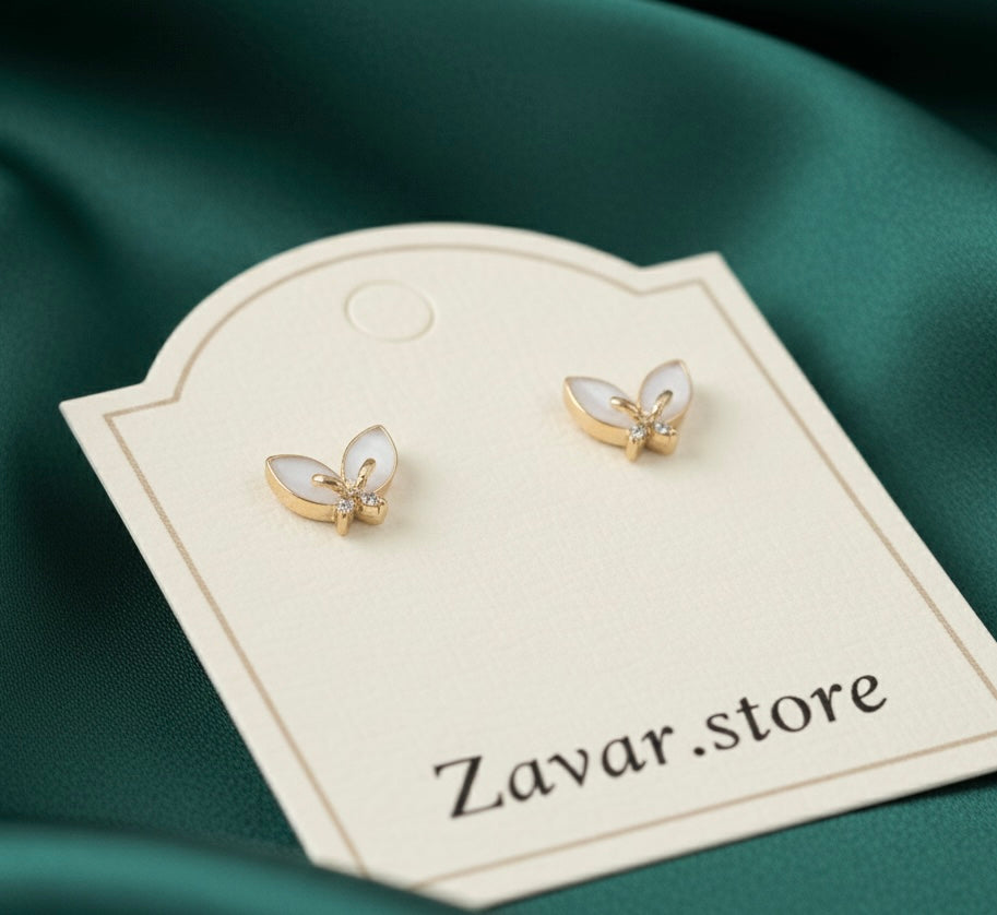 Beautiful Butterfly Gold - Earring